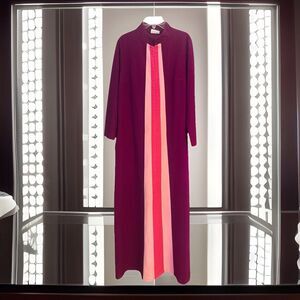 JCPenny Zip front robe Sz MW 1 Side Pocket Shades Of Pink Vintage 70-80’s Vibes